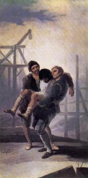 Francisco De Goya : The Injured Mason